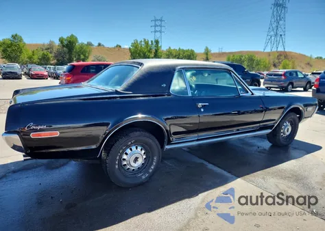 1968 Mercury Cougar Xr7 из США, поврежденный, VIN 8F93F556087